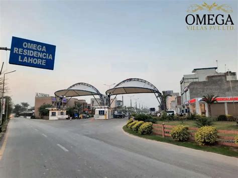 omega residencia lahore location|omega homes lahore.